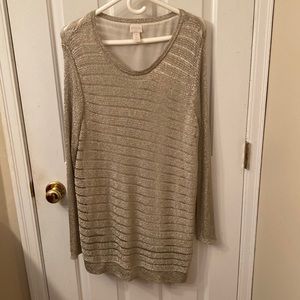 Gold Glimmer Sweater